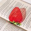 Acrylic Grape Tomato Apple Bookmark – Cute, Transparent, High-End Student Gift and Reading Marker