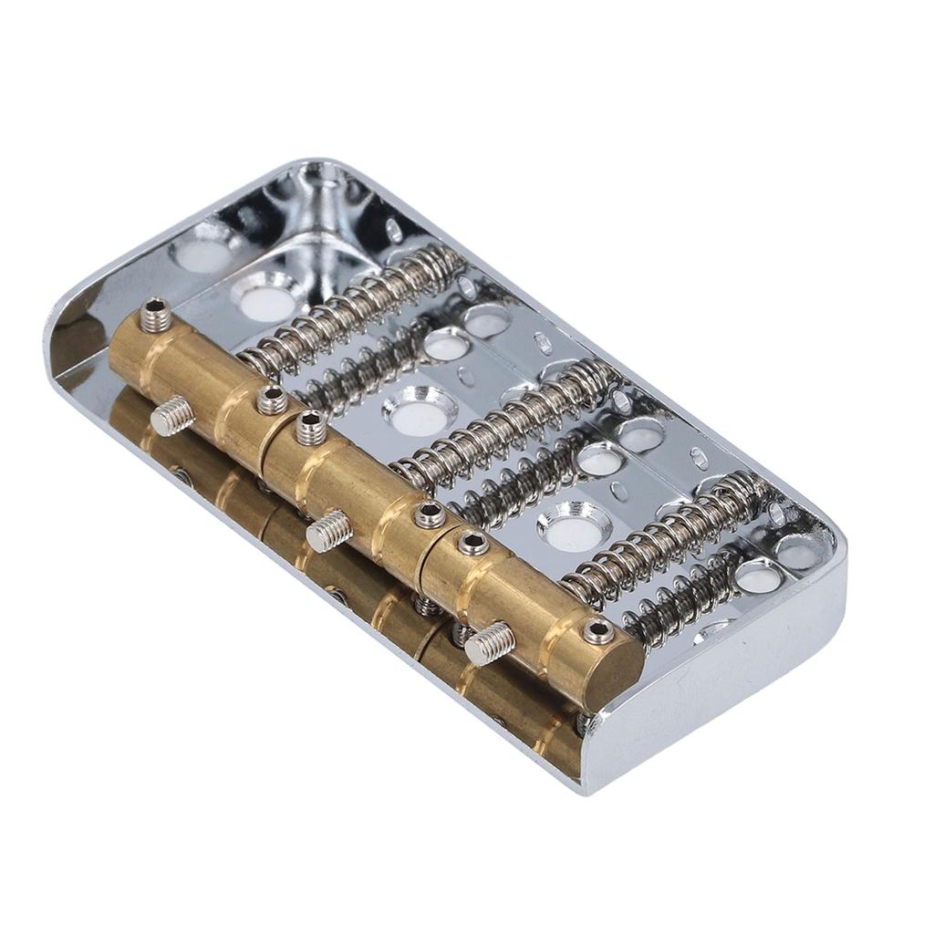 Short Electric Guitar Bridge 3 Saddle Professional Guitar Bridge Replacement for Tele Silver