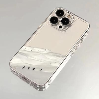 Snow Mountain Phone Case for Apple iPhone 16 Promax- Soft Silicone Shockproof iPhone Cover for iPhone 16/16Plus/16pro/15/14/13/12/11/Xs/XR/Xs Max