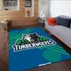 Timberwolves Logo  Carpet, Kitchen Rugs, Yoga Mat, Non-Slip Mats, Rug for Bathroom, Living Room Bedroom, Camping Rugs Christmas Gift