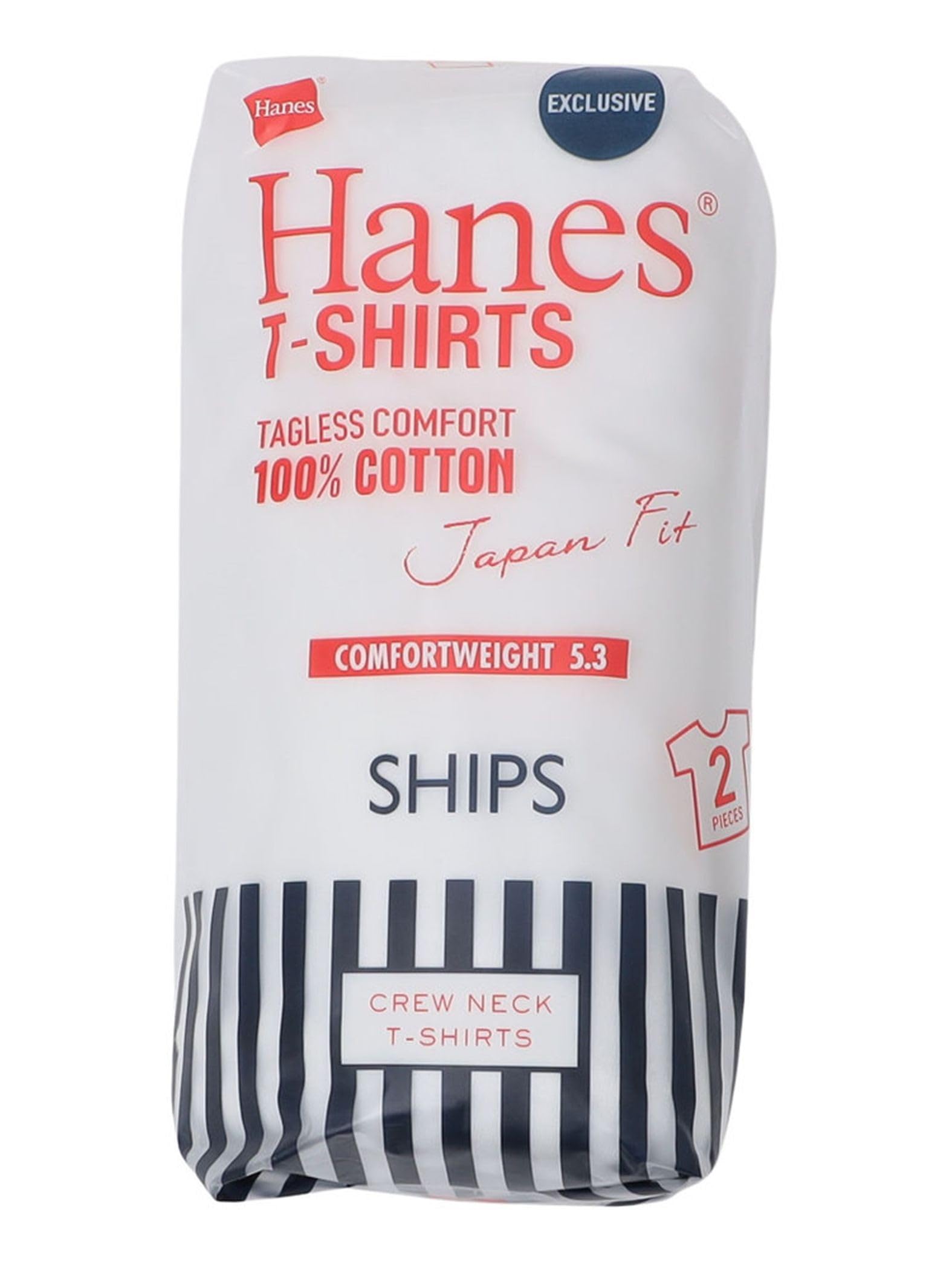 

Ships Hanes Custom New Japan Size 118800001 T-Shirts, Made, Fit, 2-Pack, Men s, White, Small,