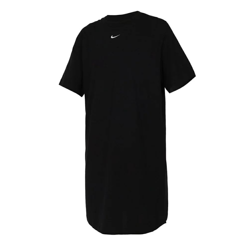 (WMNS) Nike Sportswear Essential Short-sleeve T-Shirt Dress Black Women s DV7883-010 S