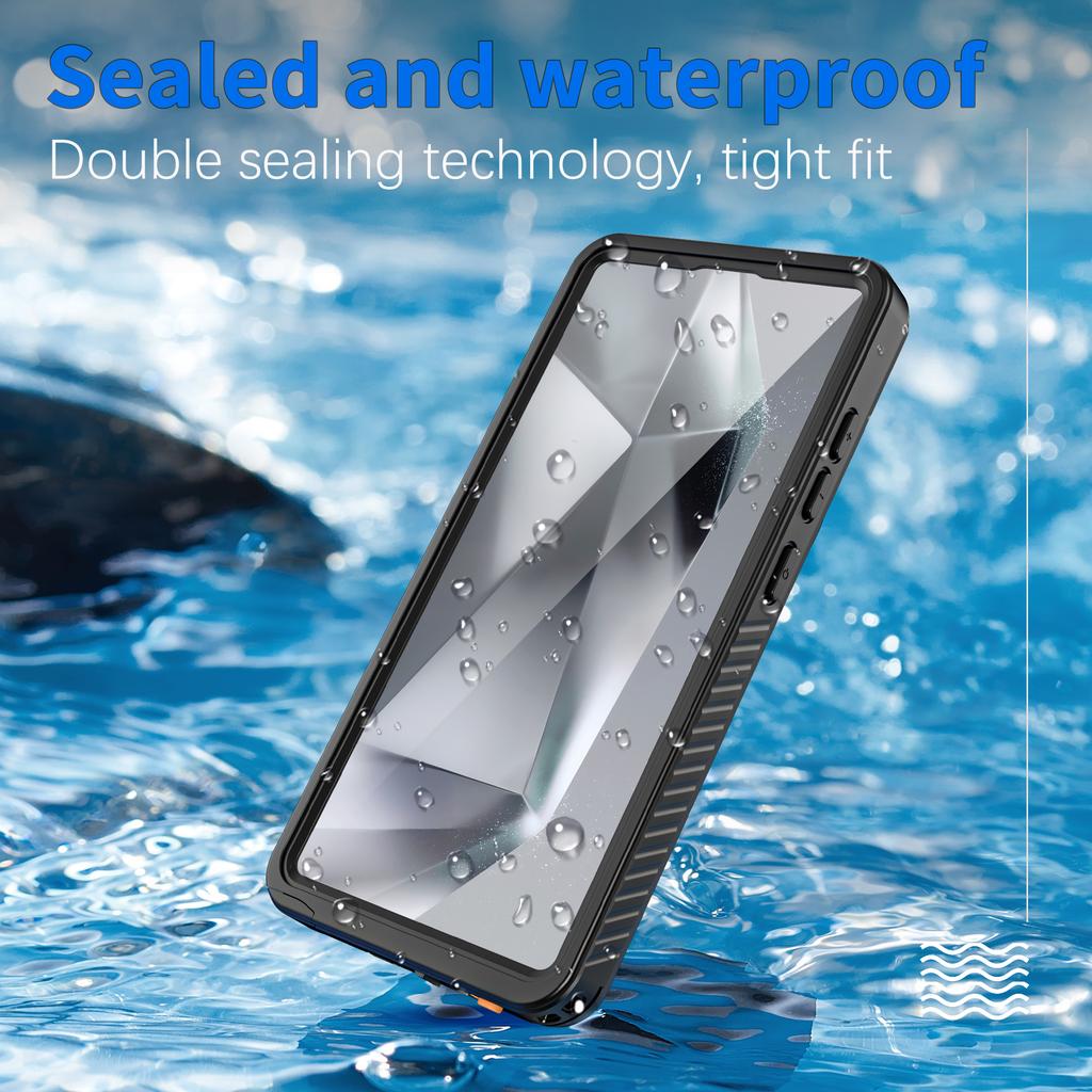 Shellbox - Waterproof phone case for (S25 Ultra/S24FE/S24/S23FE/S23) - Sturdy and durable IP68 fully enclosed lens protection 5