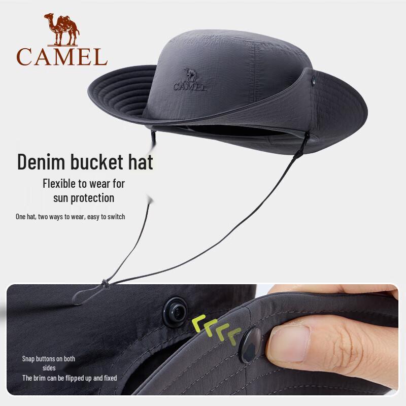 CAMEL Summer Thin Sun Protection Bucket Hat