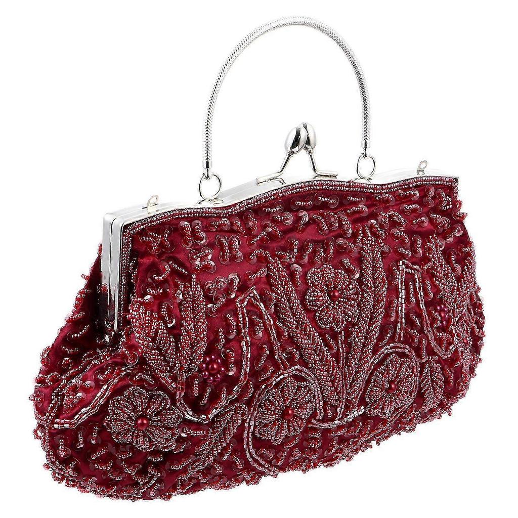 1 pièce Sac de Soirée Créatif pour Femme Sac de Fête à Broderie Faite Main Sac à Main