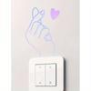 1pc PVC Switch Outlet Wall Sticker, Modern PVC Glow In The Dark Switch Sticker For Home, Stickers, Wall Decal, Vinly Decal For Decoration Stickers