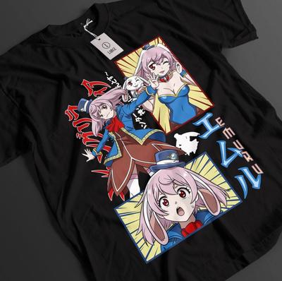 Shangri La Frontier Shirt Sunraku Tshirt Emul T-Shirt Psyger Top Cute Anime Tee