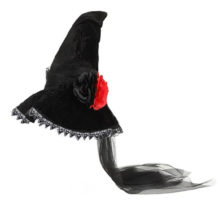 Vampires Halloween Hats Stage Performances Hat Multifunctional Witch Hat Adult Suitable for Youth and Party Enthusiasts