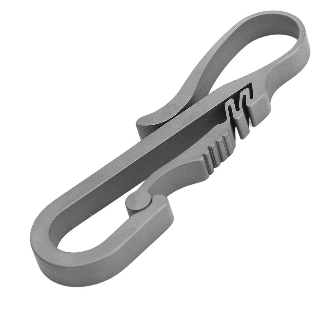 Tytanowy karabińczyk klips do kluczy karabińczyk z szybkim uwalnianiem brelok organizer dla mężczyzn i