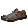 Fashion Leather Shoes Man Casual Loafers Luxury Design Slip On Male Dress Shoes Leisure Style Big Size Outdoor Wear-resistant Sole