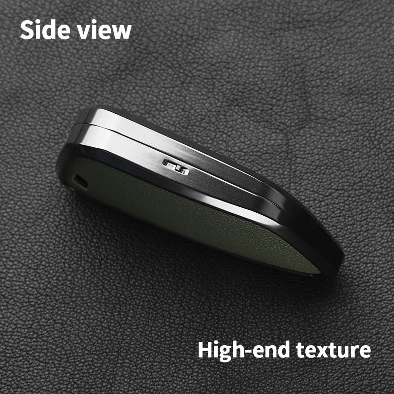 Interior Mouldings Metal and Leather Car Key Case For BMW 1 3 5 7 Series x1 x3 x5 x7 F20 F48 F15 F16 G20 G28 G22 G23 G30 G12 Key
