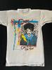 The Cure In Tour Kissing Tour Ristampa Maglietta Bianca Manica Corta Anni '90 Nh29142
