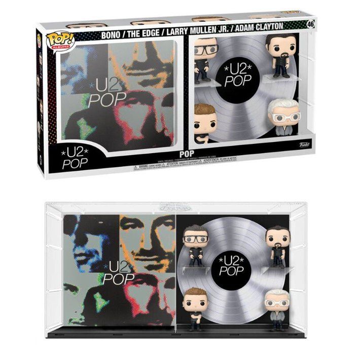 Figurines pop! - funko - u2 pack 4 - vinyle 9 cm - présentoir décor - mixte