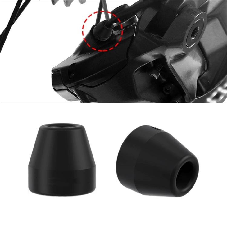 2 Stück Staubdicht 12 Gänge Hinterer Elektronischer Schaltwerkschutz Ersatz Road Bike Hinterer Gummi-Schutz für R8150 R7150
