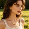 Choker Necklace Dachshund Charm Adjustable Length Pendant Necklace Women Versatile Layering Necklace Jewelry Gift