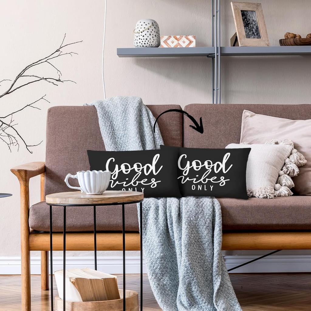 Mingnei Funny Only Motivational Pirational Quotes Throw Pillow Covers Couch Home Cushion Cover, Pirational Quotes Sofa Living Room Bed Decorative
