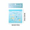 24 Sheets/set DIY Nail Sticker Self Adhesive Cartoon Cup Stickers Multifunctional Soft Embossed Sticker Book