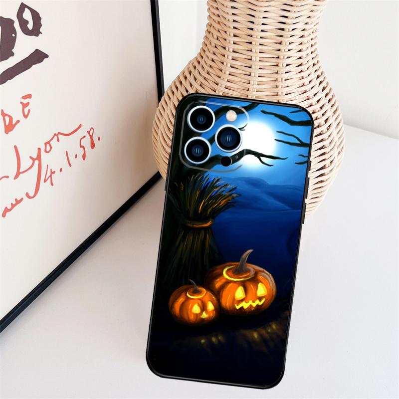 Halloween Pumpkin Ghost Mummy Phone Case For iPhone 17 Pro Max 16 15 11 12 13 14 Pro Max mini 15 16 Plus 16e 17 Air Cover