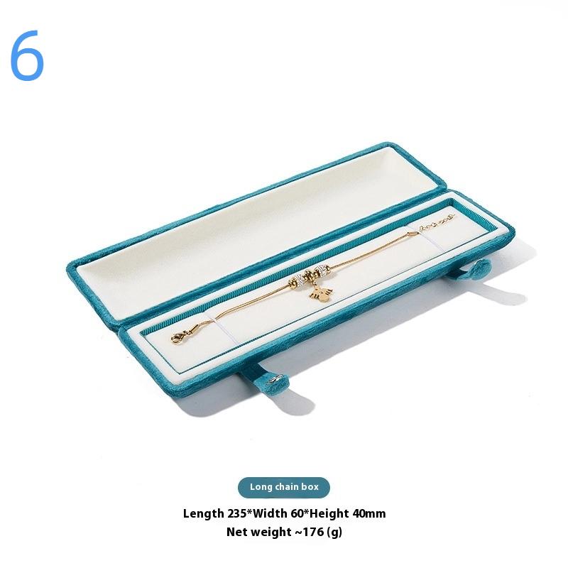 Velvet Ring Box Classical Earring Necklace Bangle/Bracelet Case Jewelry Gift Box For Wedding Jewelry Display Storage Box
