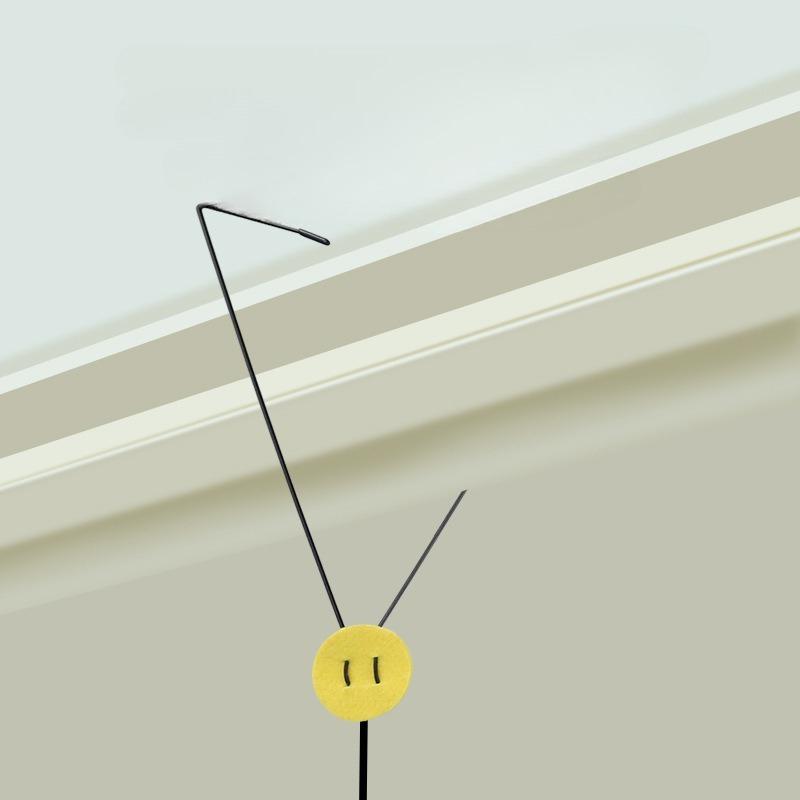 Cat Interactive Toy Hanging Door Mouse Teasing Cat Stick Elastic Clip Door Swing Hanging Jumping Cat Toy Pet Supplies