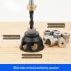 Woodworking Drill Jig Vertical Positioner and Hole Punch