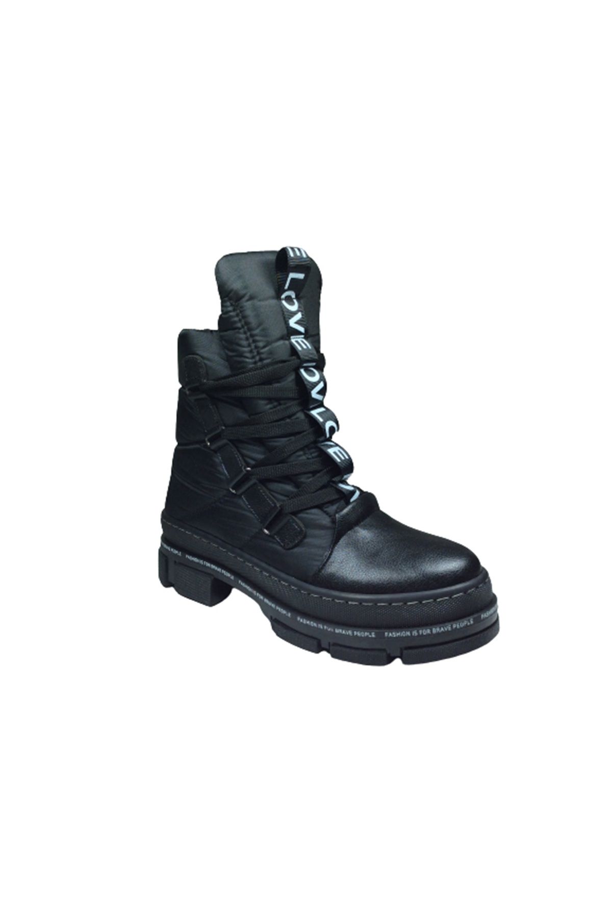 

Women Modern Stylish Fashion Boots Boots Faux Leather Womenly Style Black Snow Boots Parachute Fabric Waterproof 37