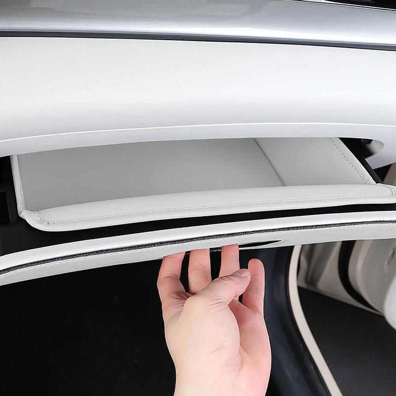 For Geely EX2 Proton e.MAS 5 2025 2026 Passenger glove box storage bag artificial leather material, car interior supplies