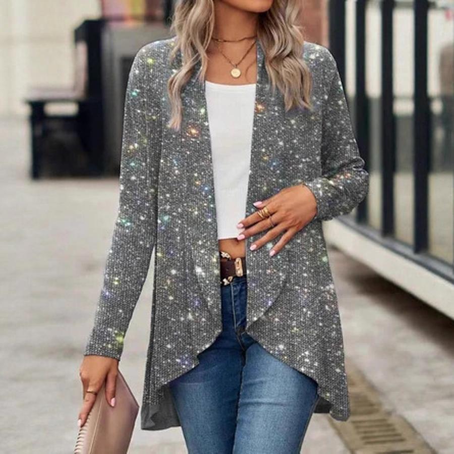New Wish Women's Evening Jacket Long Sleeve Winter Coat Formal Small Blazer