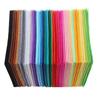 20/40Pcs Soft Felt Fabric Sheet Assorted Color Patchwork Sewing DIY Craft Squares Nonwoven 1mm Thick Handmade Fabric Weaving