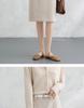 2026 Spring Women's High Waist Slimming Pencil Skirt – Versatile Mid-Length Professional Style with Slit.