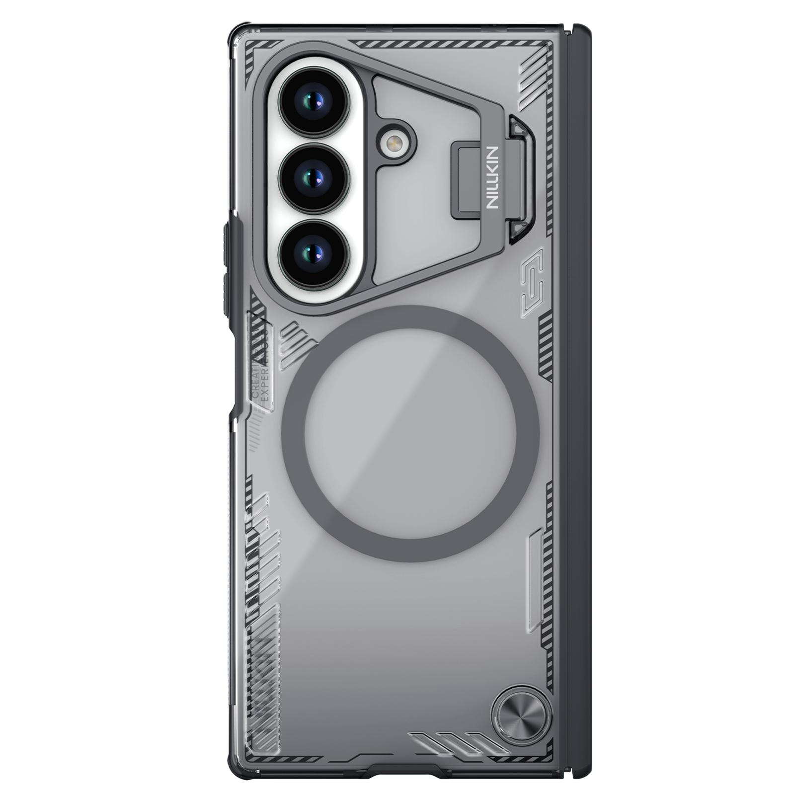 

Nillkin для Samsung Galaxy Z Fold 7 Чехол для телефона MagSafe Устойчивый к УФ лучам ТПУ+ПК Жесткая задняя крышка Samsung Galaxy Z Fold 7 чёрный