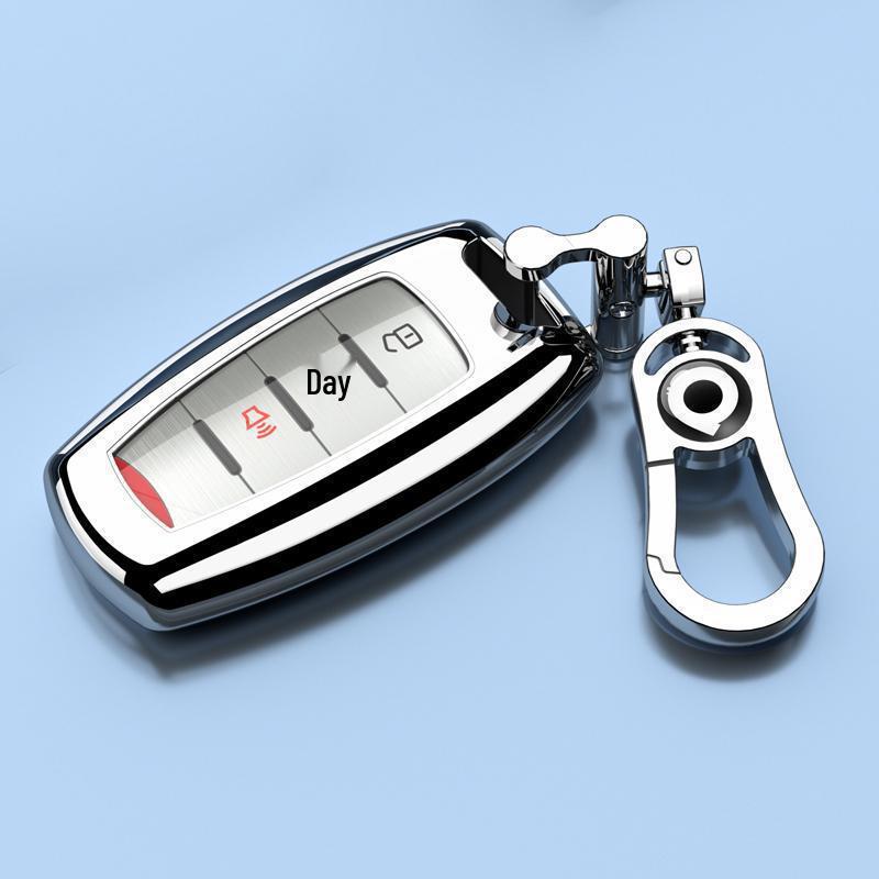 Great Wall Poer Key Case (19-24): Elite 2.4T Protective Shell with Hanging Buckle for 4WD Navigator