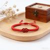 Good Luck Chinese Red String Bracelet Unisex Handmade Braided Adjustable Friendship Braslet Couple Jewelry Leisure Versatile