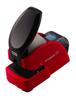 Max P-KISS Stapler, Red, 10-Sheet Capacity, PH-10DS/R
