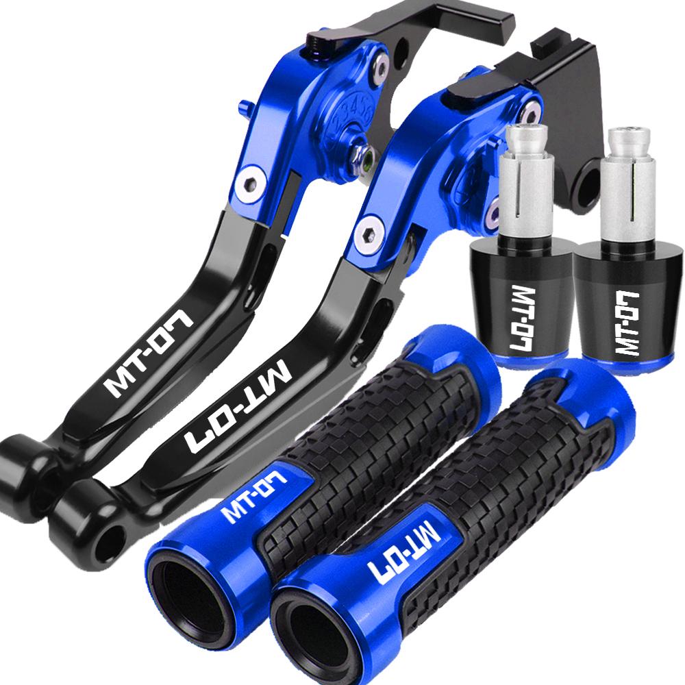 2022 für YAMAHA MT07 MT 07 Motorrad Bremse Kupplung Hebel Lenker Hand Grip Enden MT-07 2014 2015 2016 2017