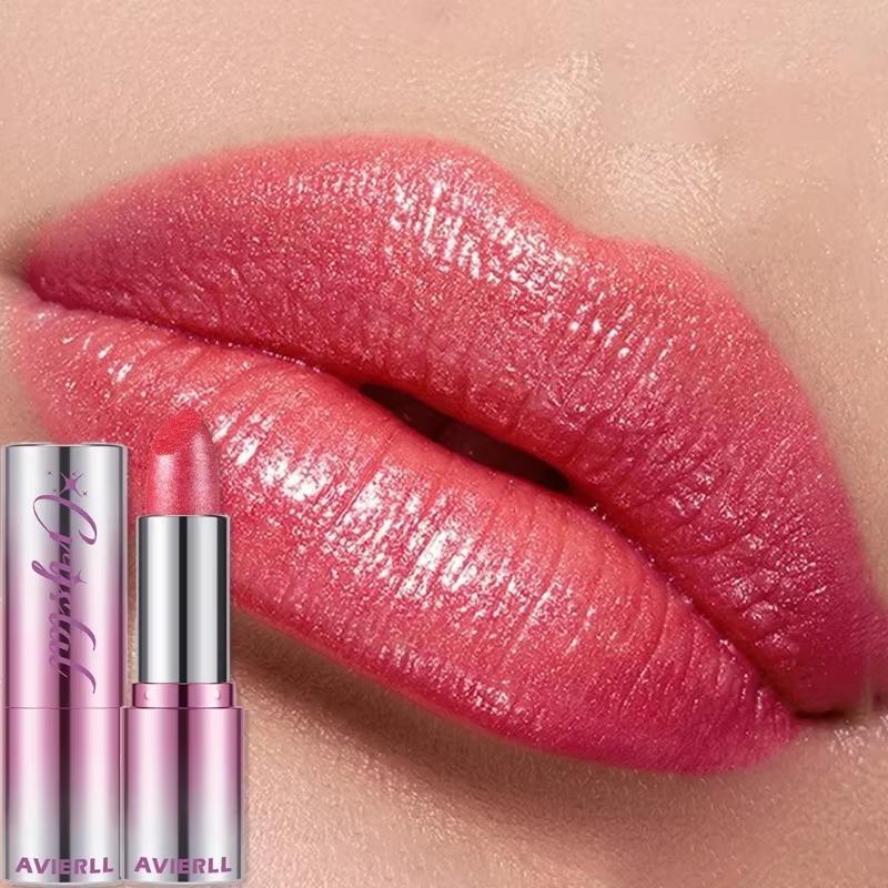 14Color Metallic Violet Lipstick Polarizing Pigment Diamond Glitter Lipgloss Waterproof Lasting Gold Pearl Shine Sexy Lip Makeup