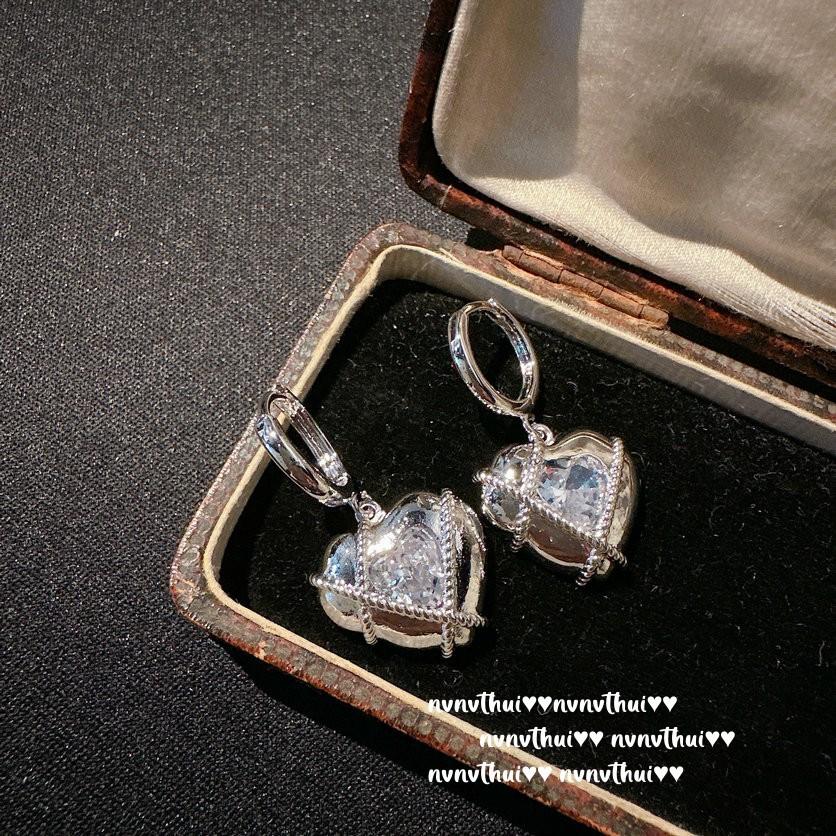 Серьги-капли жемчуга русалки-принцессы, Счастье богатой женщины, Позолоченные 18 каратным золотом, Серьги с цирконами Любовь.