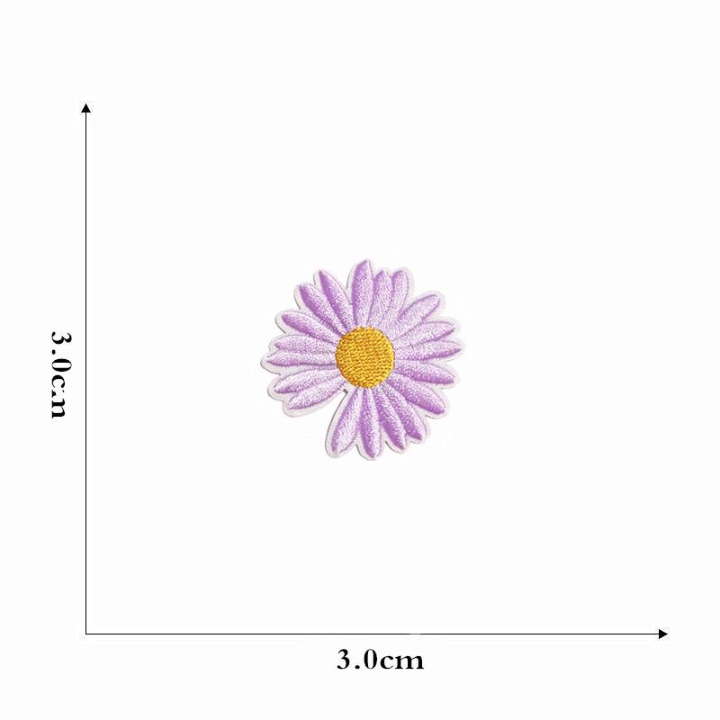 Cartoon Daisy Stickerei Stoff Patch DIY Zubehör Handbuch