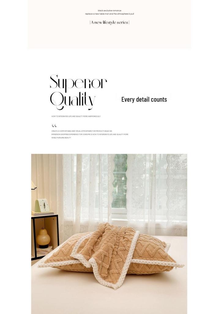 Fronha de Tecido Tafetá Peludo de Inverno - Capa de Almofada de Sofá Aconchegante de Cor Sólida