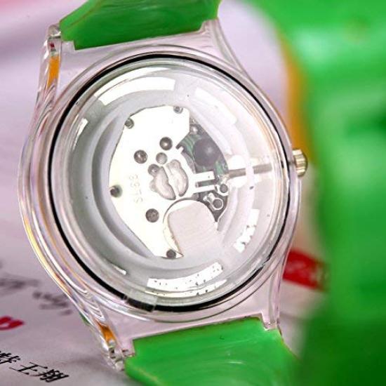 ZooooM Silicone Watch with a Unique Design, Quartz Movement, Fashionable and Casual, Perfect Gift for Men and Women (Rainbow) ZM-WATCH3036-RAI