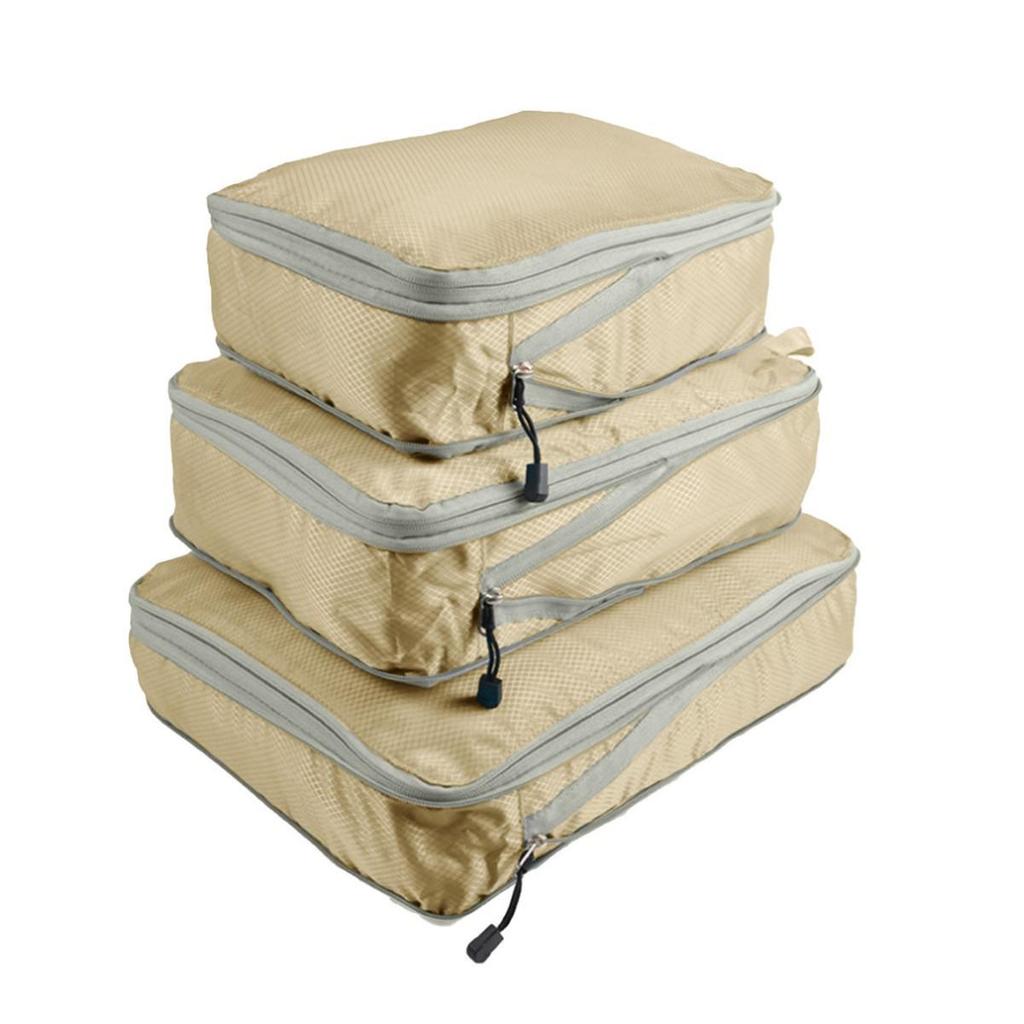 Waterproof Travel Storage Set: Compressible, Expandable Bag Trio for Shoes & Clothing
