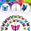 30Pcs DIY Colorful Butterflies Push Pins 3D Blackboard Push Pins Decorative Studs  Wall Markers