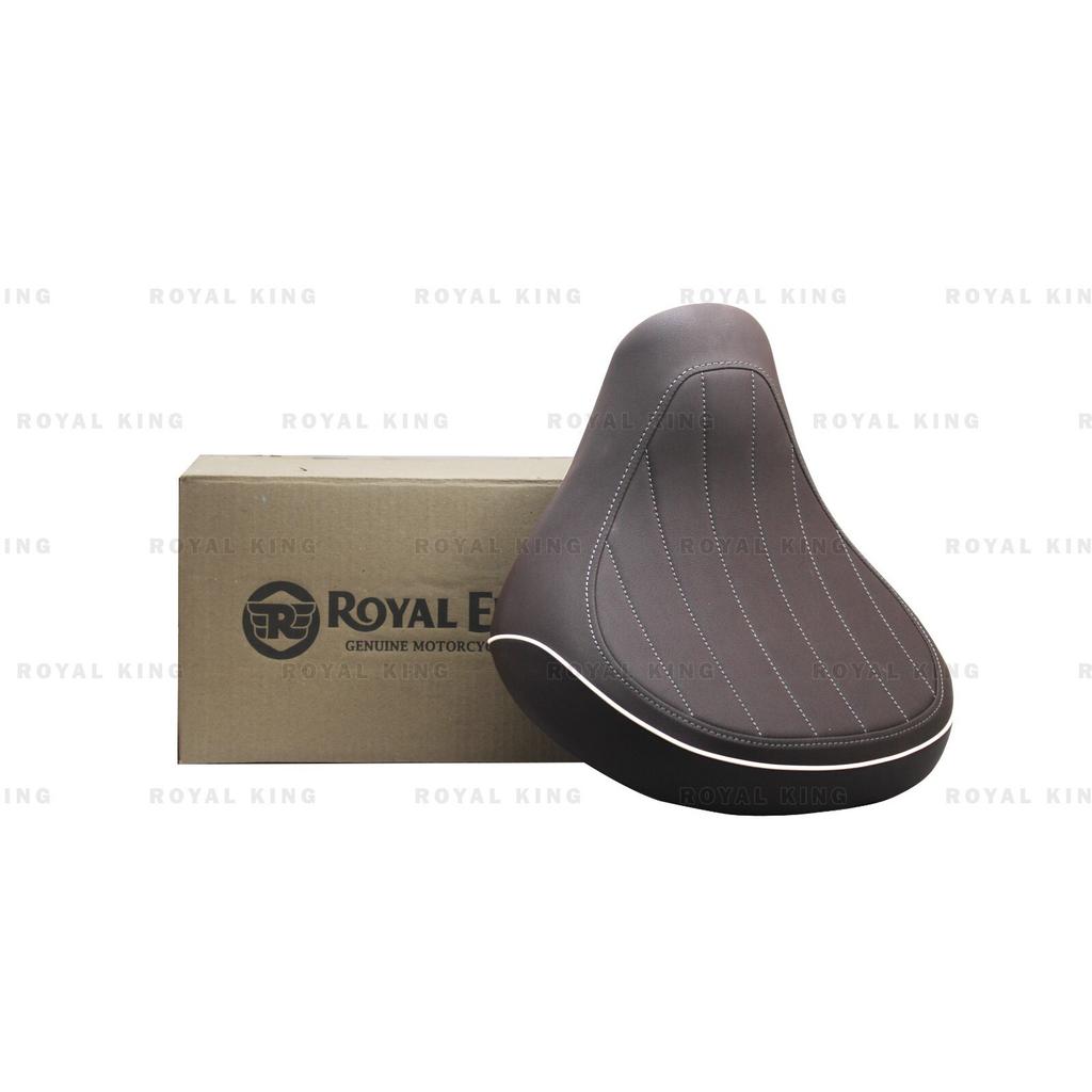 For Royal Enfield Goan Classic 350 Custom Rider & Passenger Brown Seat