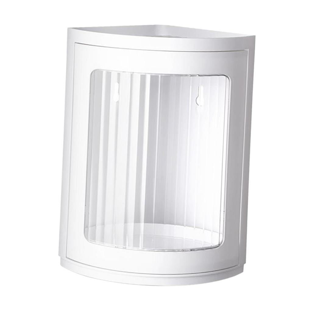 Bathroom Locker Cosmetic Storage Rack Large Capacity Degree Rotating for Countertop Vanity Tray