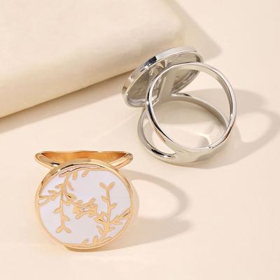 Portable Alloy Scarf Clip Clothes Corner Decor Black/White Shawl Fixed Buckle Jewelry Accessory Scarf Pins