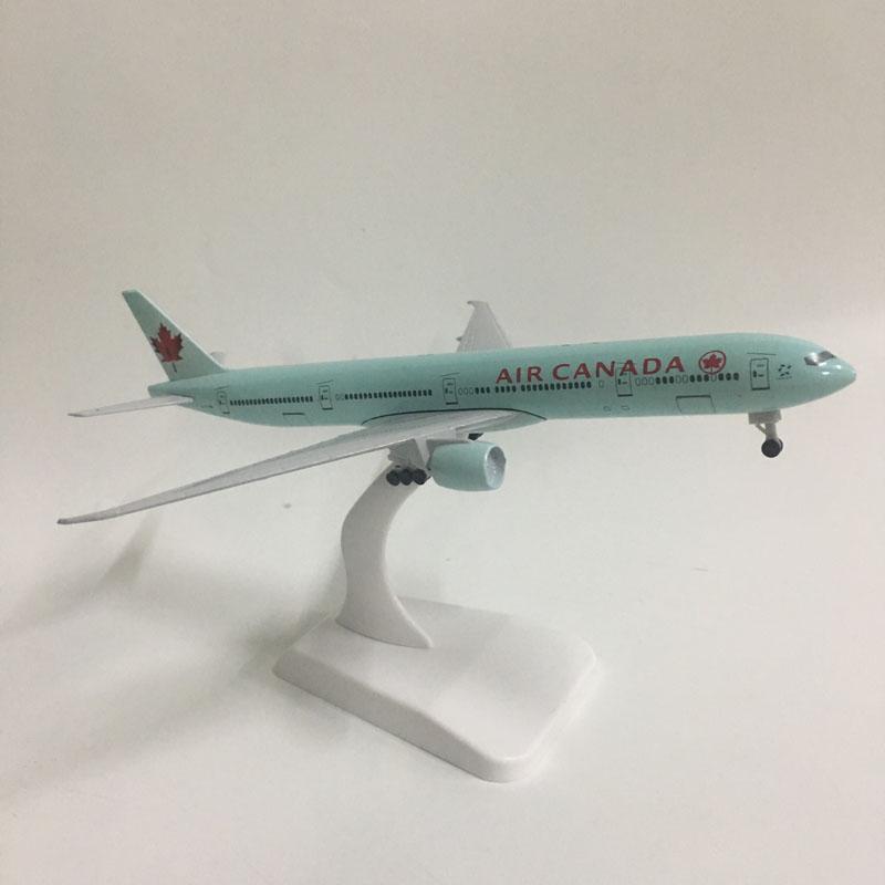 20CM Air Canada B777 Aircraft Model Planel Airplane Diecast Metal Planes Collect Gifts