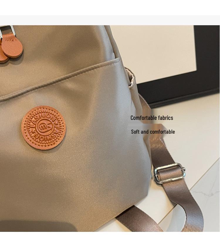 Korean Style Waterproof Nylon Backpack for Women - Large Capacity Commuter and Mummy Bag