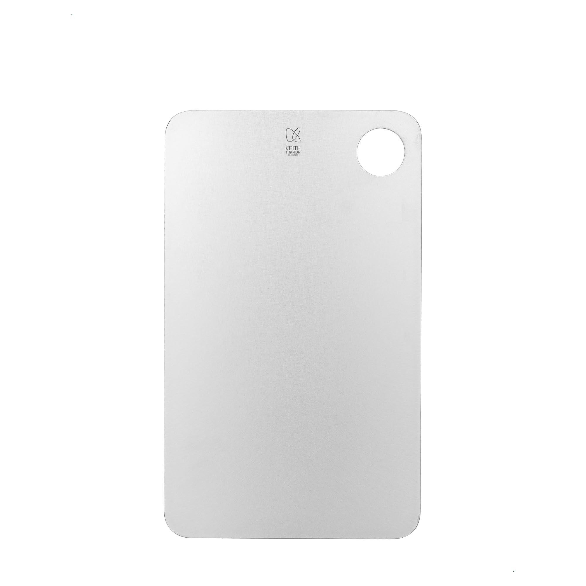 

KEITH Pure Titanium Cutting for and as a Cutting Dishwasher Ideal for Outdoor and Everyday Use Board, Ultra-lightweight, Antibacterial,