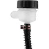 Keenso Rear Brake Master Cylinder, Motorcycle Rear Brake Hydraulic Master Cylinder with Reservoir