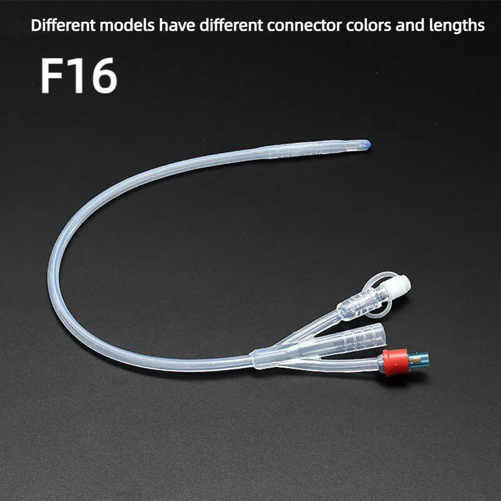 1 Pezzo 2 Vie 3 Vie Cateteri Urinari Monouso Medici in Silicone Catetere di Foley Tubo di Lavaggio Materiali di Consumo per Insegnamento